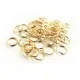 Goldfarbene Biegeringe 8mm´x 1mm Bindering - Schmuckzubehör - Leisure-Beads DIY