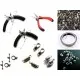 Großes Schmuckzubehör Starter Set für Ketten mit 3 Zangen - Schmuckzubehör Set - Leisure-Beads DIY