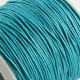 84m türkis Wachsband Breite 1mm für Halsband und Wickelarmbänder - Schmuckzubehör Wachsband