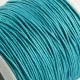 84m türkis Wachsband Breite 1mm für Halsband und Wickelarmbänder - Schmuckzubehör Wachsband - Leisure-Beads DIY