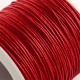 84m rotes Wachsband Breite 1mm für Halsband und Wickelarmbänder - Schmuckzubehör Wachsband
