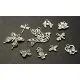 10 silber Tier Anhänger im Mix 12-38mm silber Schmuckanhänger - Schmuckzubehör - Leisure-Beads DIY