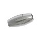 1x silber Edelstahl Magnet Verschluss 17,5x10mm Innen 5mm Edelstahl Verschluss zum Einkleben - Edelstahl Schmuckzubehör