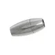 1x silber Edelstahl Magnet Verschluss 17,5x10mm Innen 5mm Edelstahl Verschluss zum Einkleben - Edelstahl Schmuckzubehör - Leisure-Beads DIY