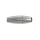 1x silber Edelstahl Magnet Verschluss 17,5x8mm Innen 4mm Edelstahl Verschluss zum Einkleben - Edelstahl Schmuckzubehör