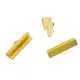 10x goldfarben Bandklemme 22mm goldfarbene Bandklemmen - goldfarben Schmuckzubehör - Leisure-Beads DIY