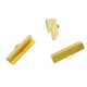 10x goldfarbene Bandklemme 22mm Bandverbinder - Schmuckzubehör