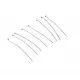 10 Edelstahl Nietstifte 40mm silberfarben Schmuckdraht mit Kopf - Edelstahl Schmuckzubehör - Leisure-Beads DIY