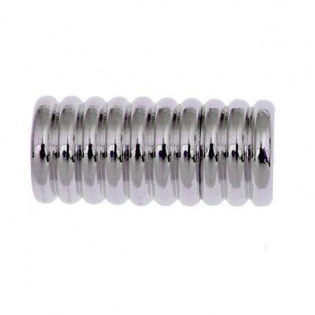 Leisure-Beads - 1x silberfarben Magnetverschluss Innen 6mm 19x9mm - Schmuckzubehör