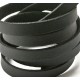 1m schwarzes Lederband 8mm Stärke 1,5mm flaches Lederband - Schmuckzubehör Lederband