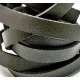 1m schwarzbraunes PU-Lederband 8mm x 1,5mm - Schmuckzubehör - Leisure-Beads DIY