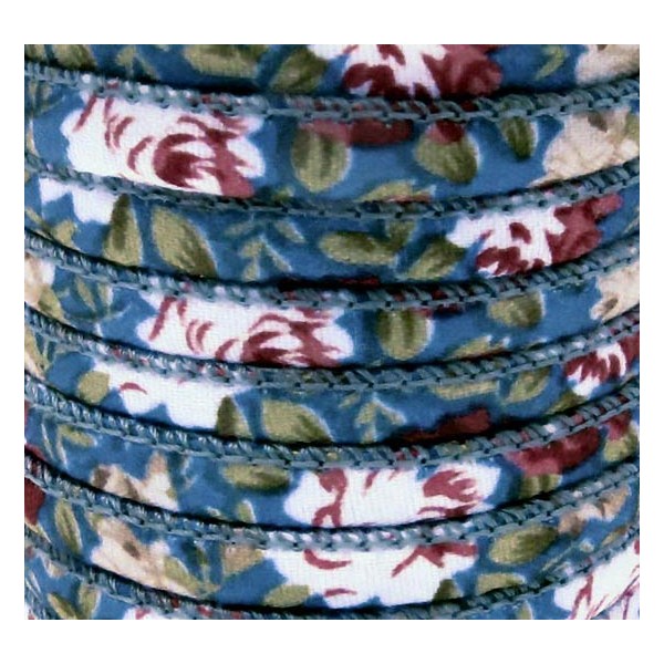 20cm geblümtes petrol Schmuckband 6x4mm - Schmuckzubehör - Leisure-Beads DIY