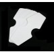 50 weiße Schmuck Karten für Halsketten 125x50mm Papier ohne Schrift Schmuckset Display - Schmuckzubehör