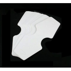 Leisure-Beads - 50 weiße Schmuck Karten 125x50mm für Halsketten Papier ohne Schrift Schmuckset Display - Schmuckzubehör