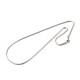 Edelstahl Halskette 44cm Stärke 2mm Schlangenkette aus Edelstahl - Schmuckzubehör Schmuckkette