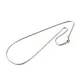 Edelstahl Halskette 44cm Stärke 2mm Schlangenkette aus Edelstahl - Schmuckzubehör Schmuckkette - Leisure-Beads DIY