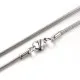 Edelstahl Halskette 44cm Stärke 2mm Schlangenkette aus Edelstahl - Schmuckzubehör Schmuckkette - Leisure-Beads DIY