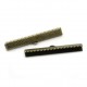 10x bronzefarbene Bandklemme 40mm Bandverbinder - Schmuckzubehör