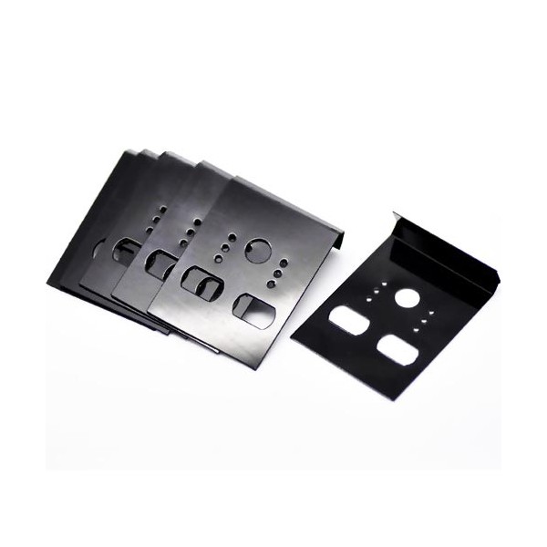 100 schwarze Schmuckkarten 42x30mm für Ohrringe schwarzes Kunststoff Schmuckdisplay - Schmuckzubehör - Leisure-Beads DIY