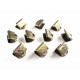 10x Bandklemme 8mm bronzefarben