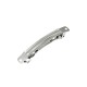 5x silber Haarspange ca. 77x12mm silberfarbener Rohling für Haarspangen - Haarspangen selber machen