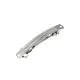 5x silber Haarspange ca. 77x12mm silberfarbener Rohling für Haarspangen - Haarspangen selber machen - Leisure-Beads DIY