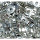 20x silber Ohrstopper 6,3x5,5mm für silber Ohrstecker - Schmuckzubehör zum Ohrringe selbermachen
