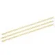 Goldfarbene Gliederkette 3x4,6x0,9mm - Schmuckzubehör - Leisure-Beads DIY