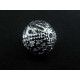 Silberfarbene filigrane Metallperle 12mm Kugel Spacer