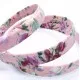 20cm geblümtes rosa Schmuckband 10mm Stärke 2mm für Armband und Wickelarmband - Schmuckzubehör Schmuckband - Leisure-Beads DIY