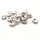 25x hellsilber Strass Rondelle 8mm runde platinfarbene Strassrondelle - Schmuckzubehör Rondell - Leisure-Beads DIY