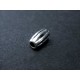 Metallperle Röhrenform 6x3mm Tube silberfarben Spacer - Schmuckzubehör Metallperle