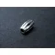 Metallperle Röhrenform 6x3mm Tube silberfarben Spacer - Schmuckzubehör Metallperle - Leisure-Beads DIY