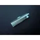 Hellsilberfarbene Bandklemme 25mm platinfarben - Leisure-Beads DIY