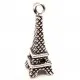 1x silber Eiffelturm Anhänger 20x8mm Paris EM 2016 Anhänger silber Schmuckanhänger - Schmuckzubehör - Leisure-Beads DIY