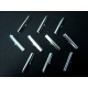 10x Bandklemme 35mm hellsilber platinfarben