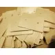 20 beige / hellgoldfarben Schmuck Karten 33x25mm Papier ohne Schrift Schmuck Display Ohrstecker - Schmuckzubehör - Leisure-Beads DIY