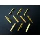 10x Bandklemme 30mm goldfarben vergoldet - Leisure-Beads DIY