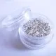 Hellsilberfarbene Quetschröhrchen 1,5mm Quetschperlen - Schmuckzubehör - Leisure-Beads DIY