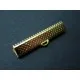 Goldfarbene Bandklemme 30mm vergoldet - Leisure-Beads DIY
