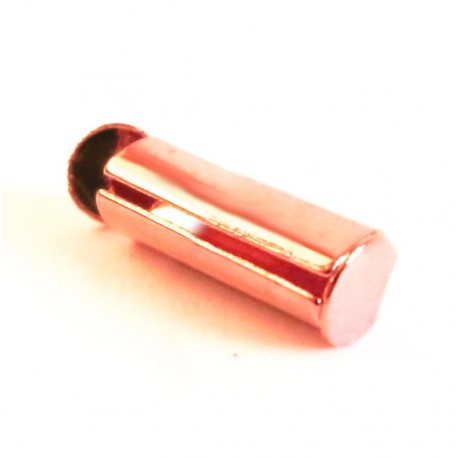 Leisure-Beads - 10x rosegoldfarbene Perlenband Verbinder 10mm Bandklemme - Schmuckzubehör
