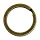Bronze Schlüsselring 20mm Spaltring bronzefarben matt stabil - Leisure-Beads DIY