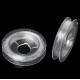 3m elastische Perlenschnur 1mm transparentes Nylonband auf Rolle - Schmuckzubehör