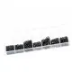 Ca. 1500x gunmetal Biegeringe 3-8mm in Box - Schmuckzubehör Set - Leisure-Beads DIY