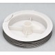 15m Edelstahl Schmuckdraht 0,8mm Nylon ummantelt silberfarben - Schmuckzubehör
