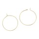 10x goldfarben Weinglasringe Creolen ca. 34x30mm goldfarben - Tischdeko Weinglasringe