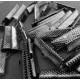 10x silber Bandklemme 25mm II WAHL silberfarbene Bandklemmen - Schmuckzubehör