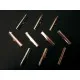 10x rosegoldfarben Bandklemme 35mm rosegoldfarben Bandklemmen - rosegoldfarben Schmuckzubehör - Leisure-Beads DIY