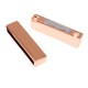 1x rose goldfarben Magnet Verschluss 38x19x7mm rose goldfarben Einklebverschluss - rose goldfarben Schmuckzubehör