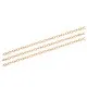 Rosegoldfarben Kette 3x4,6x0,8mm Aluminium Gliederkette Schmuckkette - Schmuckzubehör - Leisure-Beads DIY